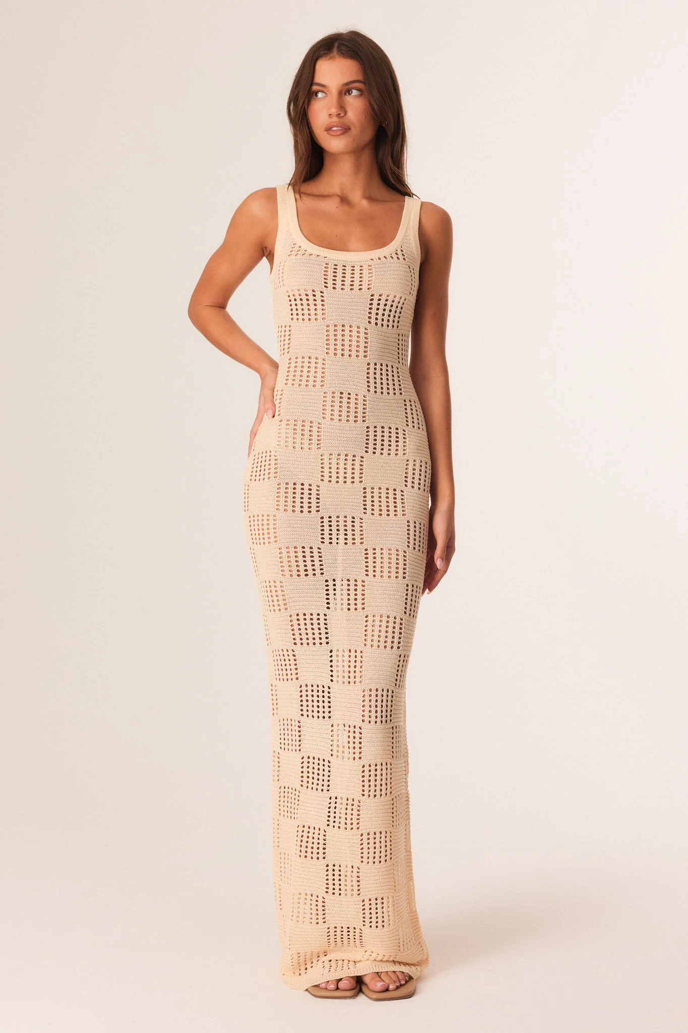 BREANNA SHIMMER MAXI DRESS