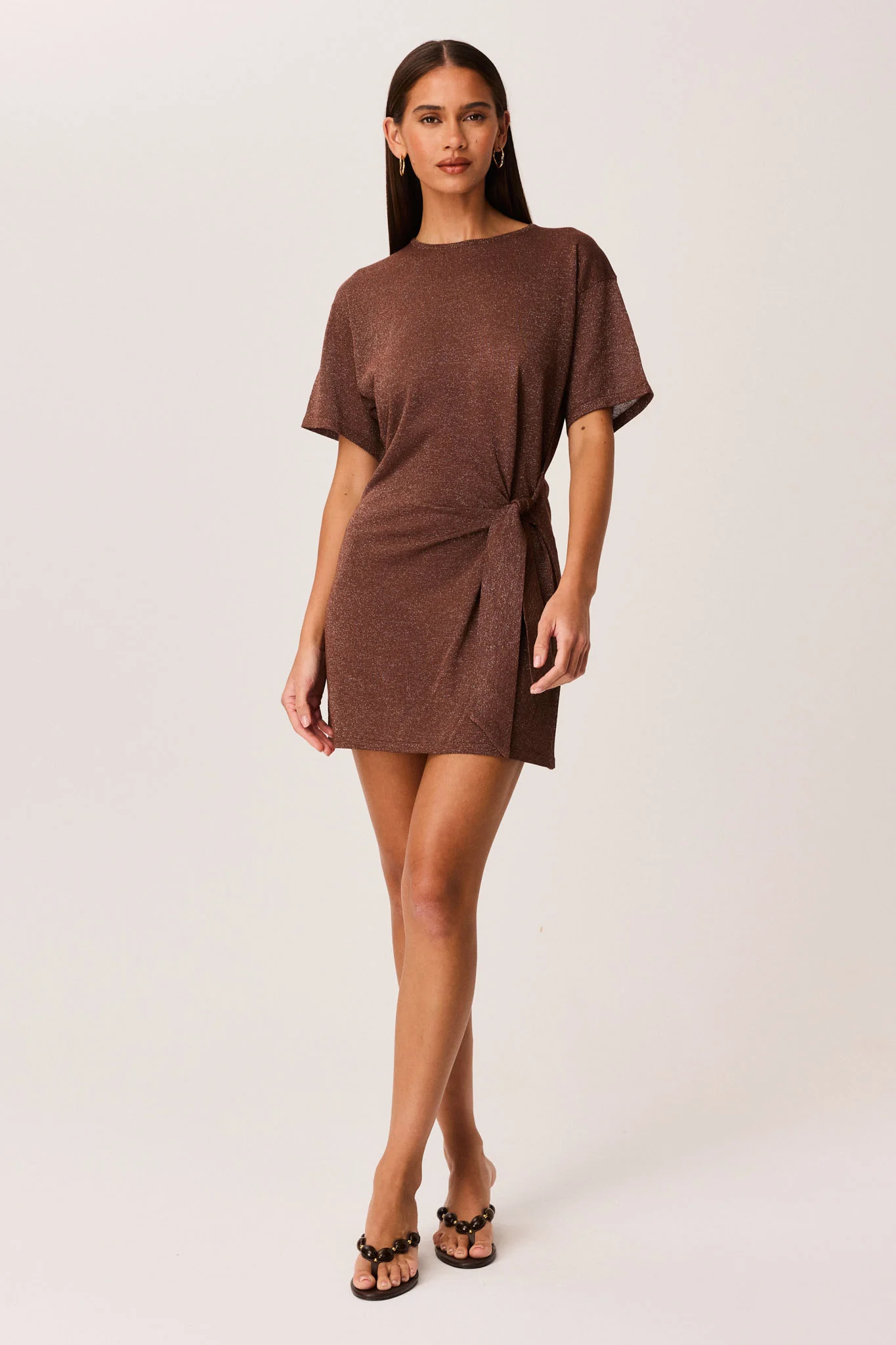 CELESTIA SHIMMER MINI DRESS